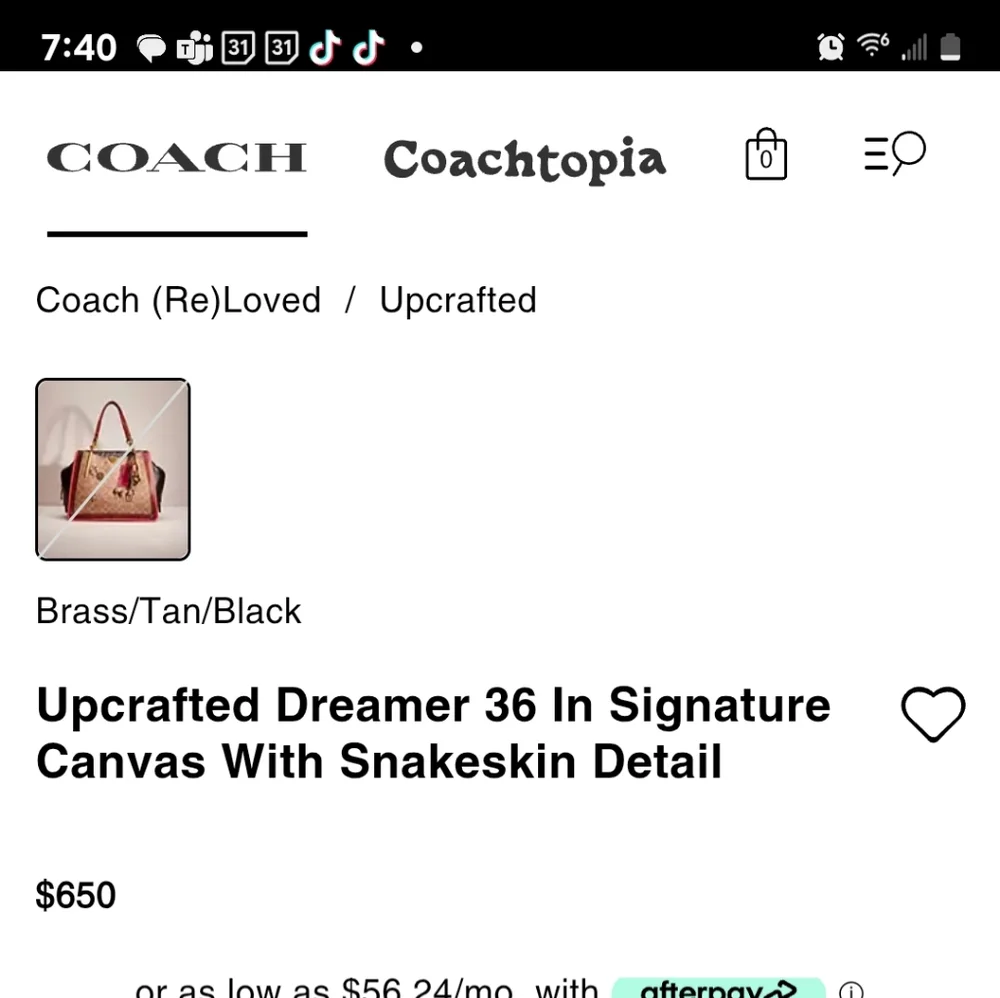 Coach Purse - Picture 8 of 8